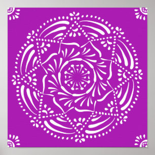 NudiBrana Mandala Poster