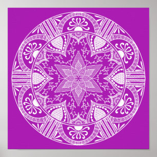 NudiBrana Mandala Poster