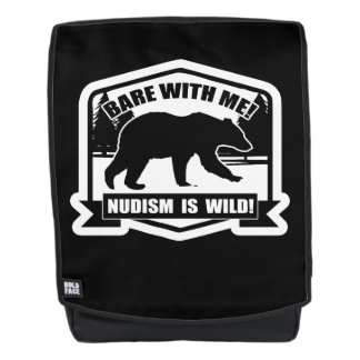 Nudist/Naturist - wild Rucksack