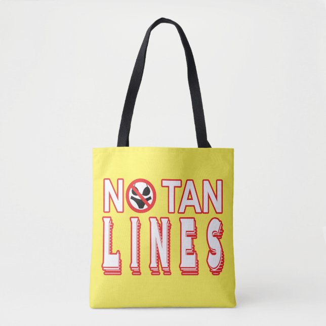 Nudists, No Tan Lines Tasche (Vorderseite)