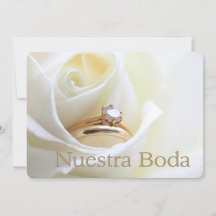 Nuestra Boda - faire-part de mariage espagnole