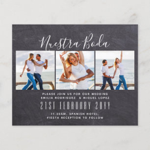 Nuestra Boda Foto Collage Wedding INVITE
