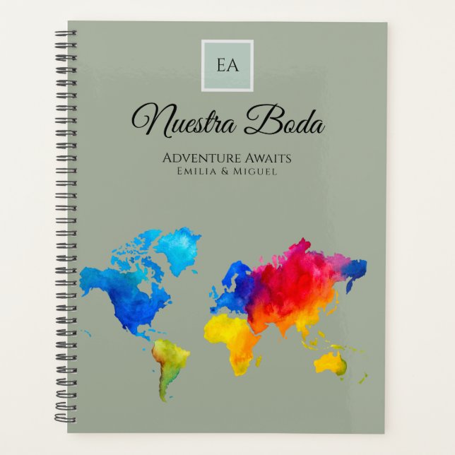 NUESTRA BODA Planificación o libro de visitas (Devant)