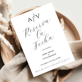 Nuestra Boda Save the Date Reserva Fecha Spanisch