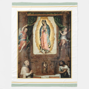 Nuestra Señora de Guadalupe große Fleecedecke