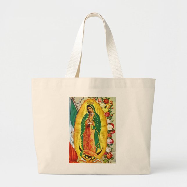 Nuestra Señora de Guadalupe Jumbo Stoffbeutel (Vorne)