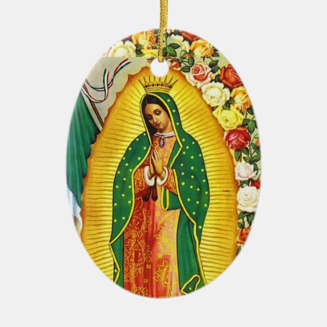 Nuestra Señora de Guadalupe Keramikornament (Vorne)