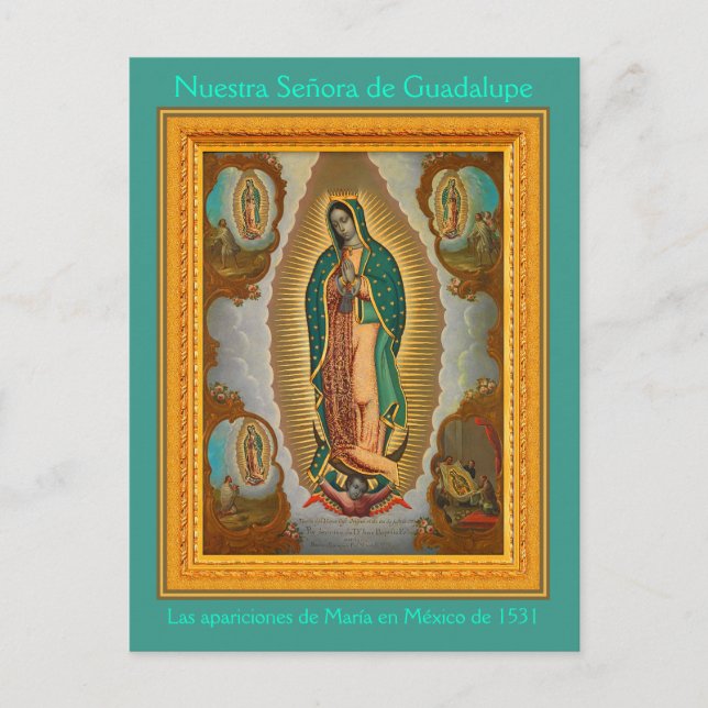 Nuestra Señora de Guadalupe Postkarte (Vorderseite)