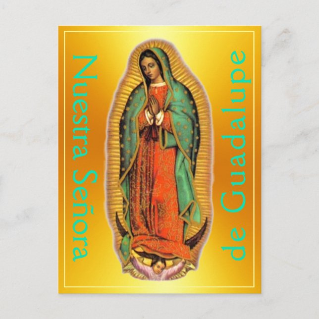 Nuestra Señora de Guadalupe Postkarte (Vorderseite)