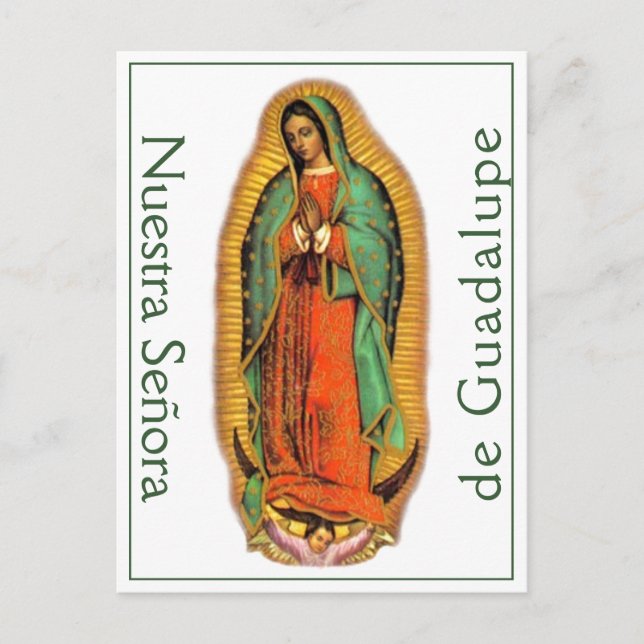 Nuestra Señora de Guadalupe Postkarte (Vorderseite)