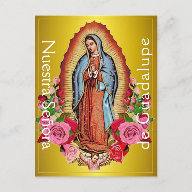Nuestra Señora de Guadalupe Postkarte (Vorderseite)