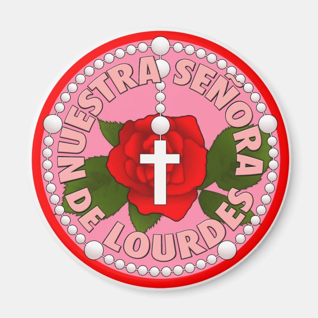 Nuestra Señora de Lourdes Magnet (Vorne)