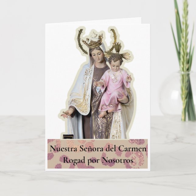 NUESTRA SEÑORA DEL CARMEN Card Karte (Vorderseite)