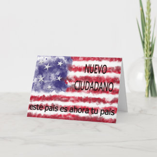 Nuevo ciudadano americano karte