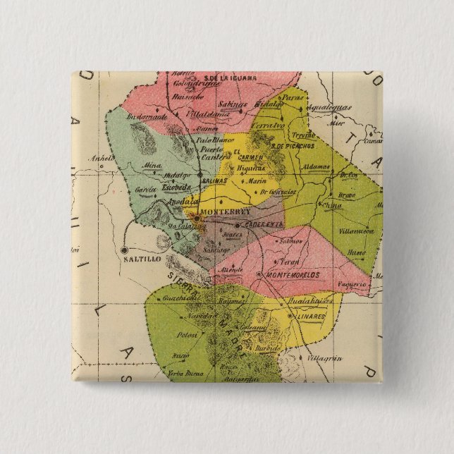 Nuevo Leon, Mexiko Button (Vorderseite)