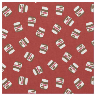 Nufella Chocolate Spread Pattern Stoff