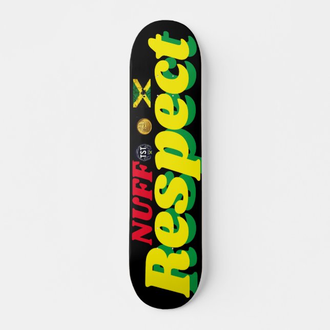 NUFF ACHTUNG 7 3/4" Skateboarddecke Skateboard (Vorne)