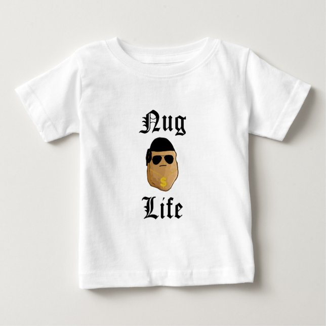 Nug Leben Baby T-shirt (Vorderseite)