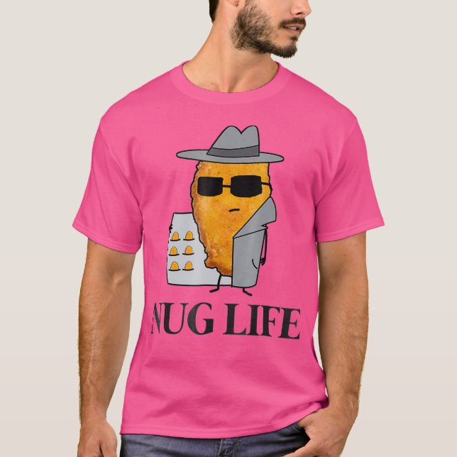 Nug Life Tee Poulet Nugget Tshirt pour Hommes Enfa (Devant)