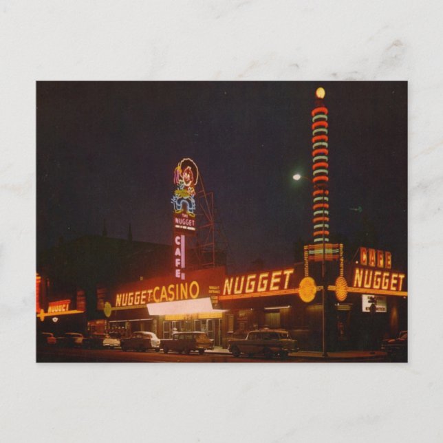Nugget Carson City le plus ancien Casino carte pos (Devant)