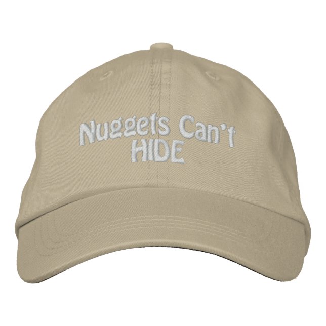 Nugget Hunter Gold Prospektion Panning Hat Bestickte Kappe (Vorderseite)