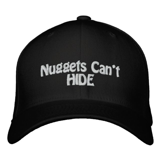 Nugget Hunter Gold Prospektion Panning Hat Bestickte Kappe (Vorderseite)