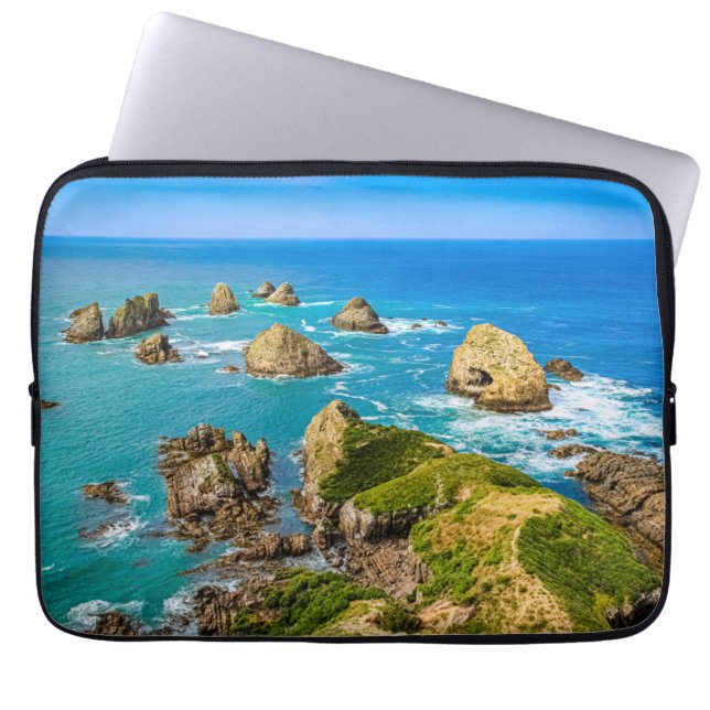Nugget Point Inseln, Neuseeland Laptopschutzhülle (Vorderseite)