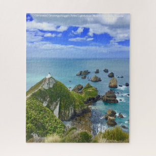 Nugget Point Leuchtturm Ahuriri Flat Neuseeland