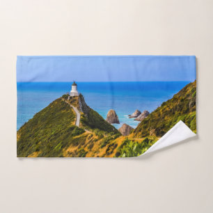 Nugget Point Leuchtturm, Neuseeland Badhandtuch Set