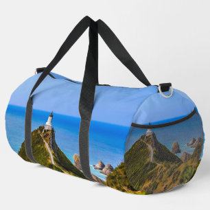 Nugget Point Leuchtturm, Neuseeland Duffle Bag