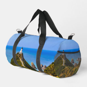 Nugget Point Leuchtturm, Neuseeland Duffle Bag