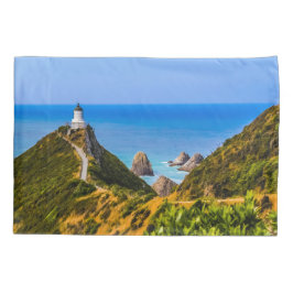 Nugget Point Leuchtturm, Neuseeland Kissenbezug