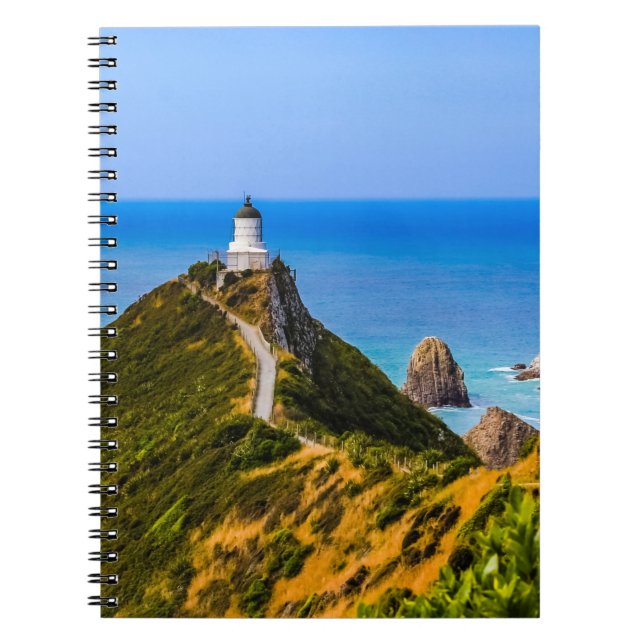 Nugget Point Leuchtturm, Neuseeland Notizblock (Vorderseite)