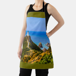 Nugget Point Leuchtturm, Neuseeland Schürze