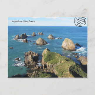 Nugget Point (Neuseeland) Postkarte