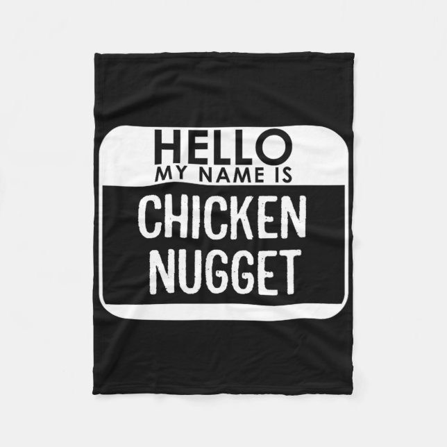 Nugget Tracht Spaß Leichte Last Minute Halse Fleecedecke (Vorderseite)