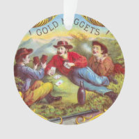 Nuggets d'or Antique Étiquette Cigar