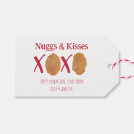 Nuggs & Kisses Chicken Nugget Punny Valentine Geschenkanhänger