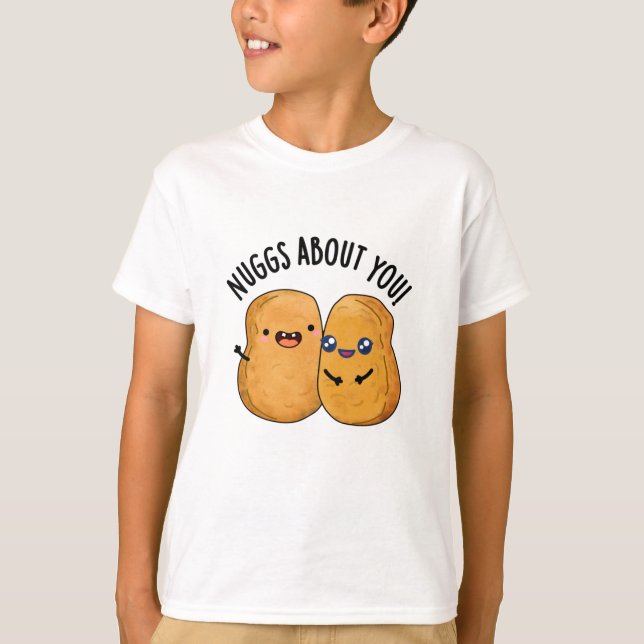 Nuggs über euch lustigen Food Nugget Pub T-Shirt (Vorderseite)