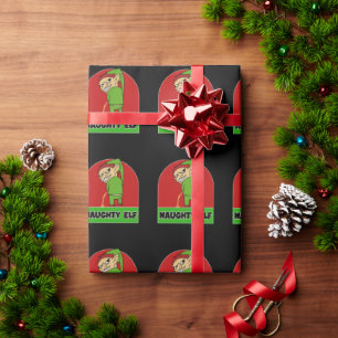 NUGHTLOSE ELF PING CHRISTMAS WRAPPING PAPIER GESCHENKPAPIER