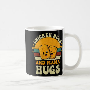 Nugs und Mama Hugs Kleinkind für Hühnernugget-Lieb Kaffeetasse