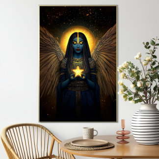 Nuit Ägyptische Göttin des Nachthimmels und der St Poster