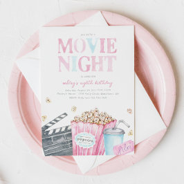 Nuit de cinéma Invitation d'anniversaire | Movie P