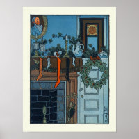 Nuit de Denslow avant Noël - Impression Vintage