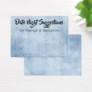 Nuit de la date détenue Suggestions Cartes nouvell