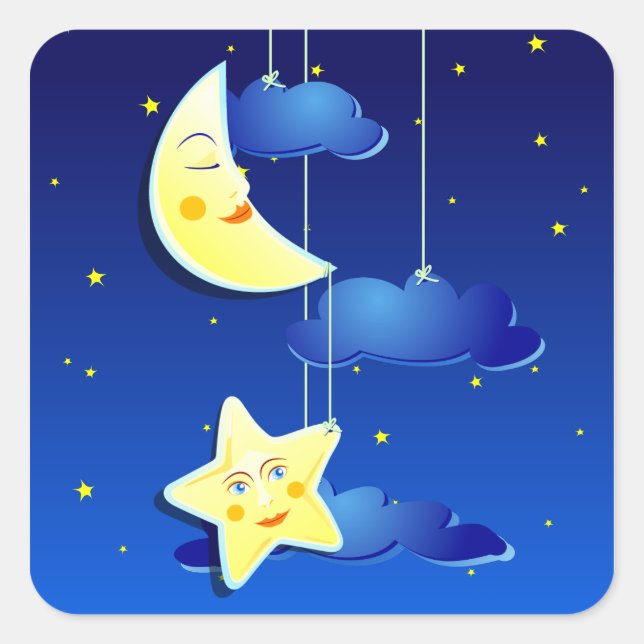 Nuit de rêve, autocollant (Devant)