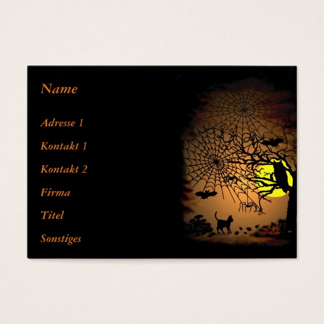 Nuit d'Halloween, Joyeux Halloween ! (Devant)