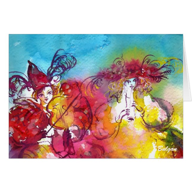 NUIT DU CARNAVAL / Mascarade vénitienne,, Musique  (Devant horizontal)