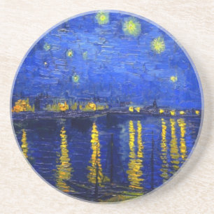 Nuit étoilée au-dessus des dessous de verre 3 du