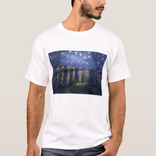 Nuit étoilée au-dessus du T-shirt du Rhin - Van
